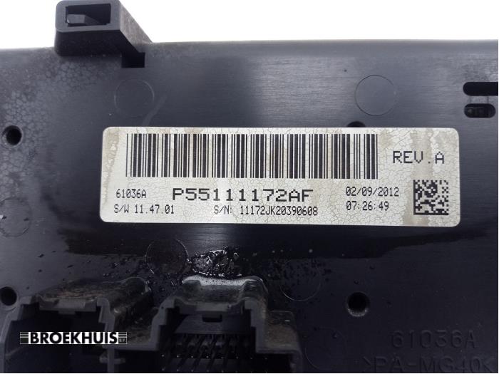 Heizung Bedienpaneel Jeep Wrangler Unlimited 2.8 CRD 16V 4x4 