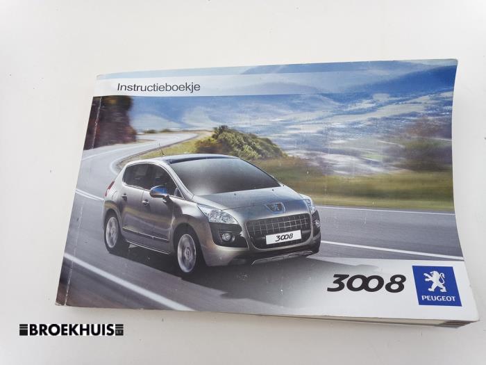 Peugeot 3008 Livrets d'instructions stock ProxyParts.fr