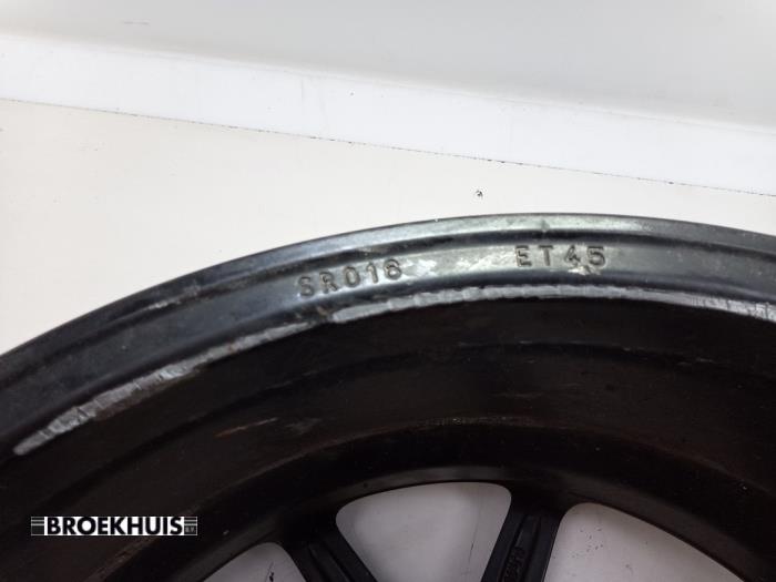 Wheel Volkswagen Golf VI 2.0 TDI 16V - 0345134 Alloy BBS
