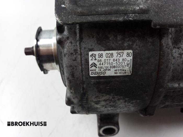 Air conditioning pump from a Peugeot Partner (GC/GF/GG/GJ/GK) 1.6 BlueHDI 75 2018