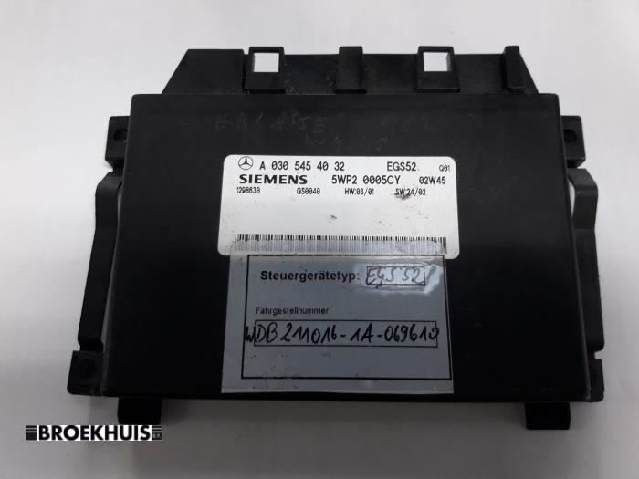 Used Automatic gearbox computer Mercedes E (W211) 2.7 E-270 CDI 20V Price € 50,00 Margin scheme offered by Autobedrijf Broekhuis B.V.