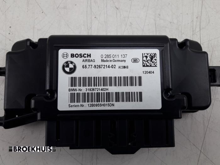 Airbag Module from a BMW 3 serie (F30) 328i 2.0 16V 2012