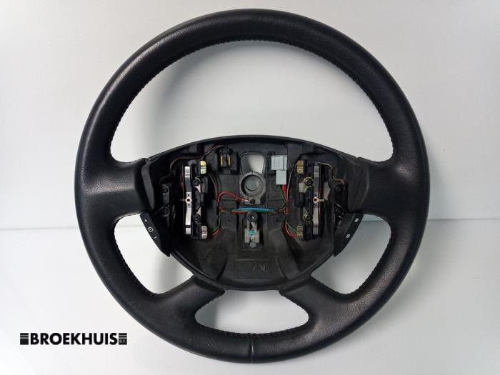 Steering wheel from a Renault Laguna II Grandtour (KG) 1.9 dCi 100 2004