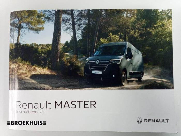 Instruction Booklet from a Renault Master IV (MA/MB/MC/MD/MH/MF/MG/MH) 2.3 dCi 135 16V FWD 2020