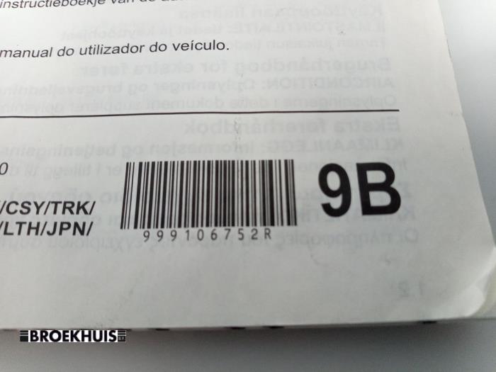 Instruction Booklet from a Renault Master IV (MA/MB/MC/MD/MH/MF/MG/MH) 2.3 dCi 135 16V FWD 2020