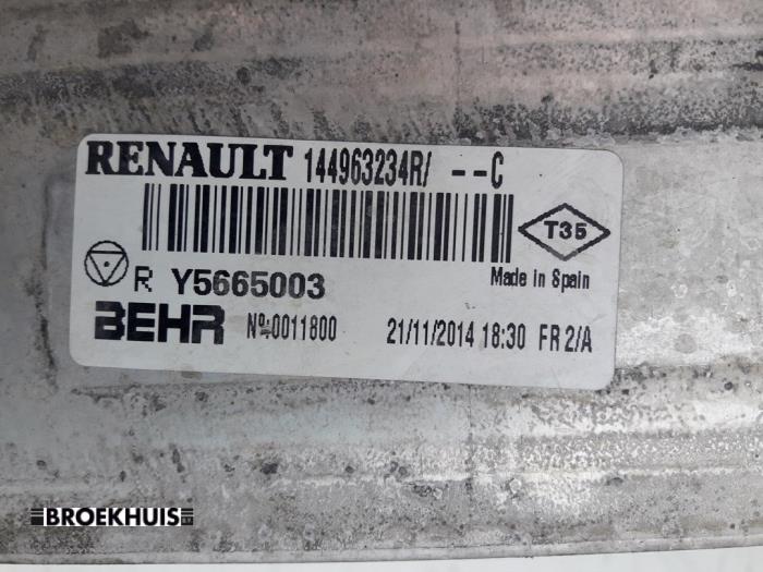 Intercooler d'un Mercedes-Benz Citan (415.6) 1.5 111 CDI 2015
