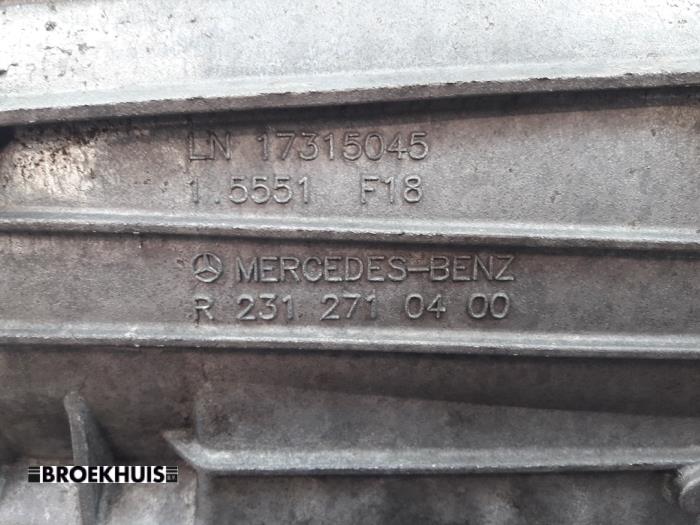 Boîte de vitesse d'un Mercedes-Benz Sprinter 3,5t (907.6/910.6) 316 CDI 2.1 D RWD 2020