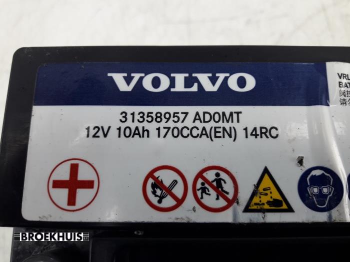 Battery from a Volvo V40 (MV) 2.0 D4 16V 2014
