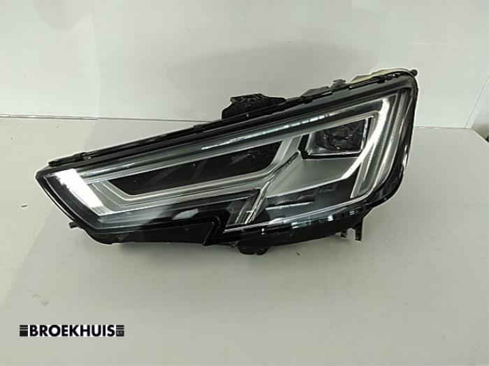 Używane Reflektor lewy Audi A4 Avant (B9) 1.4 TFSI 16V Cena € 1.250,00 Procedura marży oferowane przez Autobedrijf Broekhuis B.V.