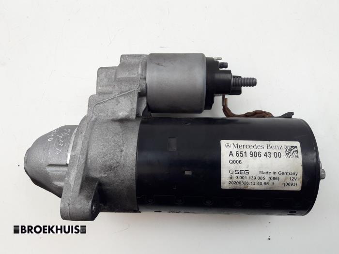 Used Starter Mercedes Vito (447.6) 2.2 119 CDI 16V BlueTEC Price € 60,50 Inclusive VAT offered by Autobedrijf Broekhuis B.V.