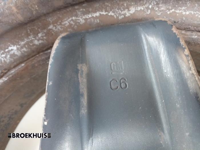 Hjuluppsättning från en Opel Zafira (M75) 1.6 16V 2008