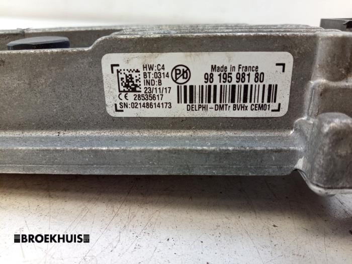 Start/Stop computer from a Peugeot 308 SW (L4/L9/LC/LJ/LR) 1.2 12V e-THP PureTech 130 2018