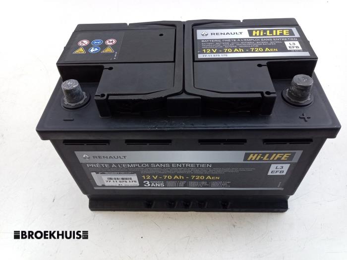 Begagnade Batteri Renault Kadjar (RFEH) 1.2 Energy TCE 130 Pris € 50,00 Marginaltabell erbjuds av Autobedrijf Broekhuis B.V.