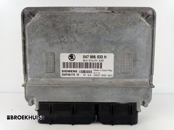 Used Injection computer Skoda Fabia (6Y2) 1.4i Price € 50,00 Margin scheme offered by Autobedrijf Broekhuis B.V.