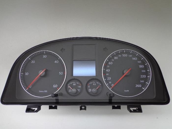 Compteur kilométrique KM d'un Volkswagen Touran (1T1/T2) 1.9 TDI 90 2005