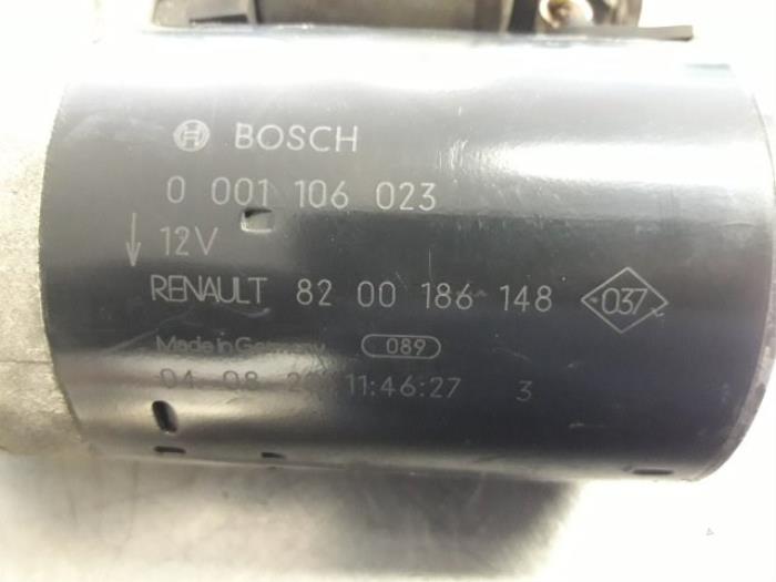 Démarreur BOSCH D'occasion Pour Renault Laguna 2 2.0 Essence, Ref 8200186148