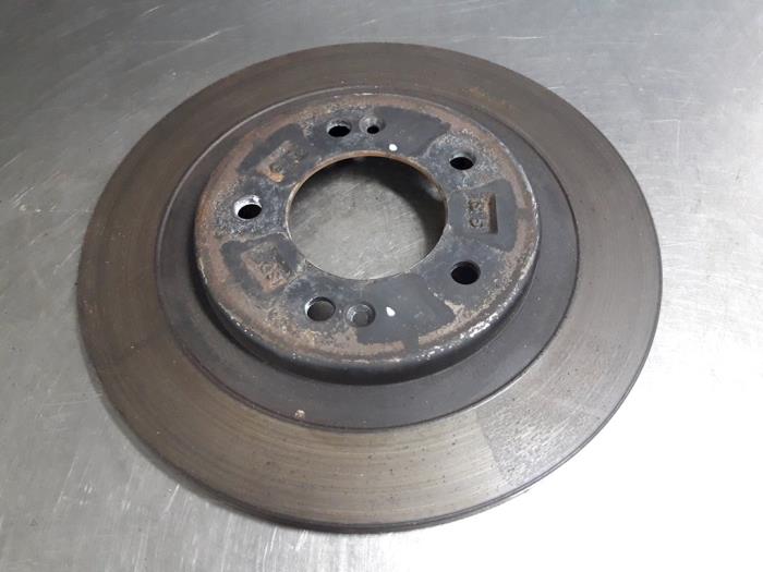 Rear brake disc from a Hyundai i40 CW (VFC) 1.7 CRDi 16V 2012