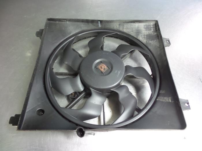 Fan motor from a Hyundai Santa Fe II (CM) 2.2 CRDi 16V 4x4 2007