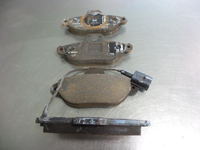 Front brake pad from a Ford Ka II 1.2 2010