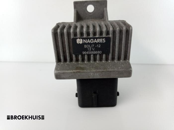 Glow plug relay Citroen Nemo 1.4 HDi 70 9645668680