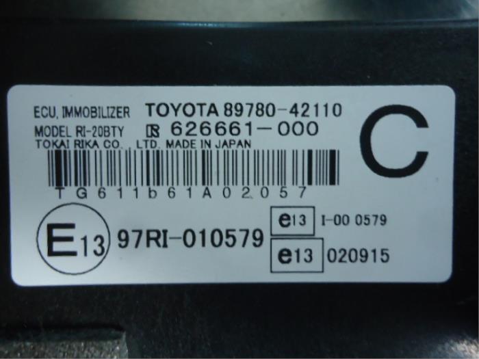 Injection computer from a Toyota RAV4 (A3) 2.0 16V VVT-i 4x4 2007