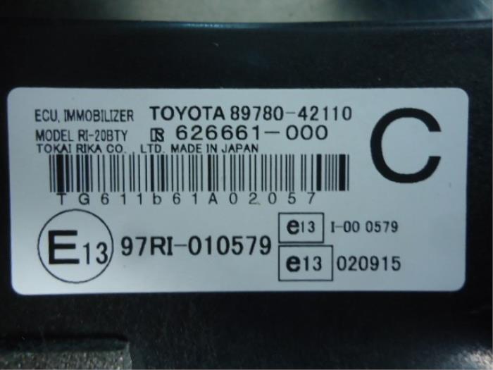 Injection computer from a Toyota RAV4 (A3) 2.0 16V VVT-i 4x4 2007