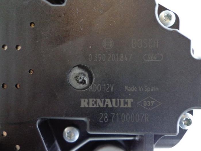 Rear wiper motor from a Renault Megane III Grandtour (KZ) 1.5 dCi 110 2013