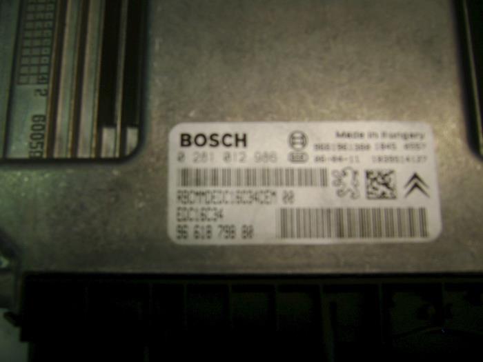 Ordenadores de inyección de un Peugeot 307 SW (3H) 1.6 HDi 16V 2006