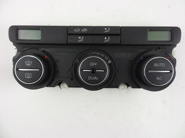 Panel de control de calefacción de un Volkswagen Jetta III (1K2) 1.4 TSI 122 16V 2009