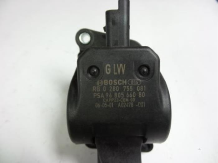 Accelerator pedal Peugeot 307 SW 1.6 HDi 16V 0280755081