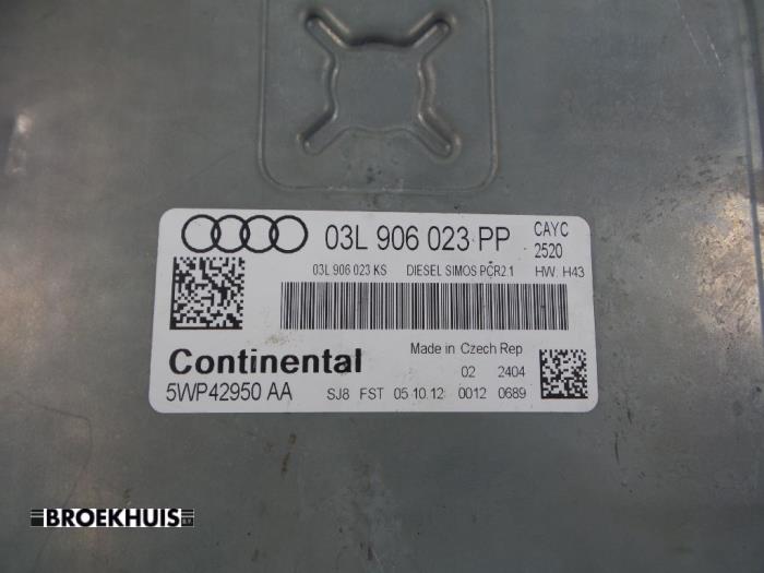 Ordinateur d'admission d'un Audi A3 Sportback (8PA) 1.6 TDI 16V 2012