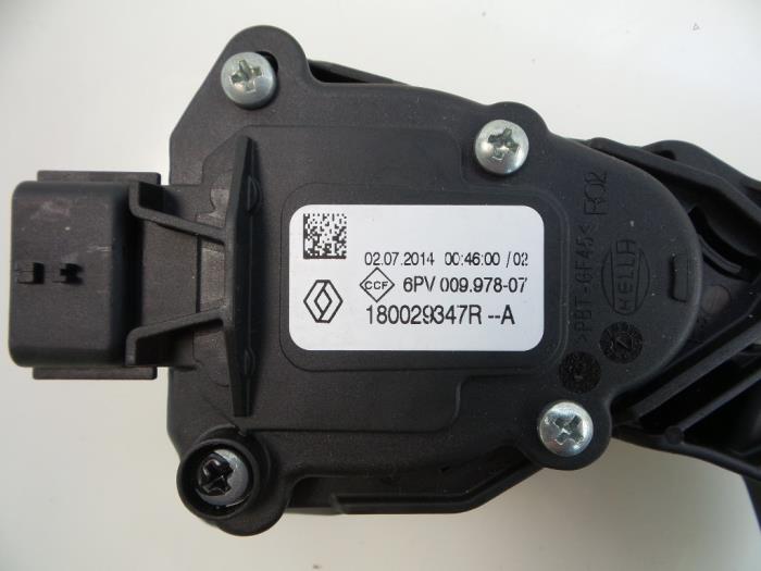 Accelerator pedal Renault Captur 1.5 Energy dCi 90 FAP 180029347R