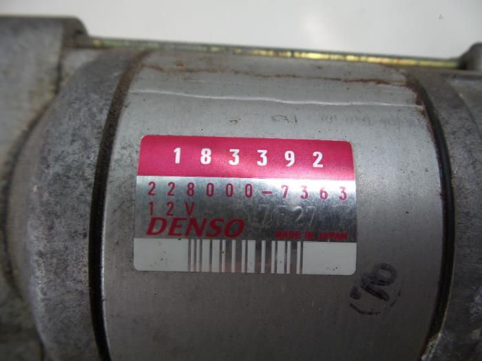 Starter Ferrari 360 Modena Spider 3.6 V8 40V - 183392 F131B DENSO