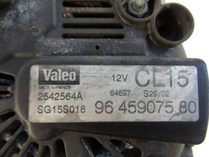 Dynamo d'un Citroën C5 I Berline (DC) 2.0 HDi 110 2002