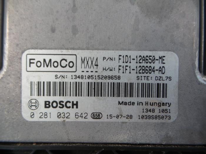 EinspritzSteuergerät van een Ford Grand C-Max (DXA) 1.5 TDCi 95 16V 2015