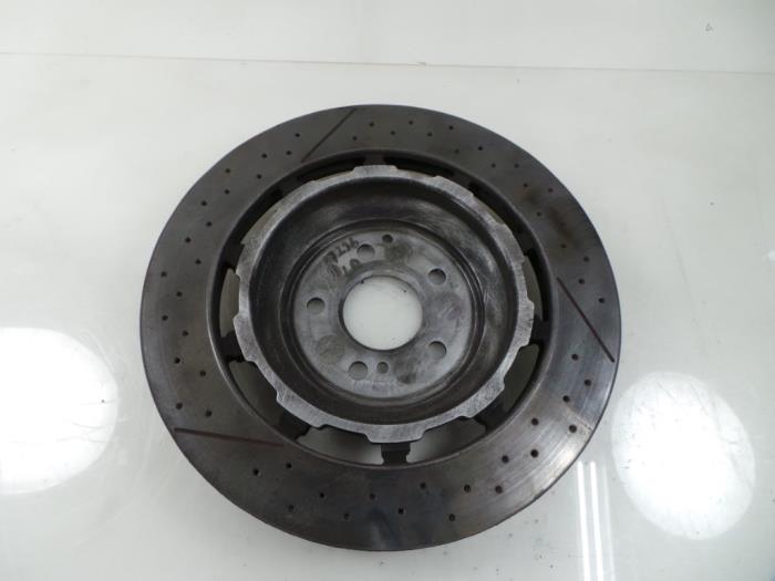 Rear brake disc from a Mercedes-Benz S (C217) 5.5 S-63 AMG V8 32V Biturbo 4-Matic 2014