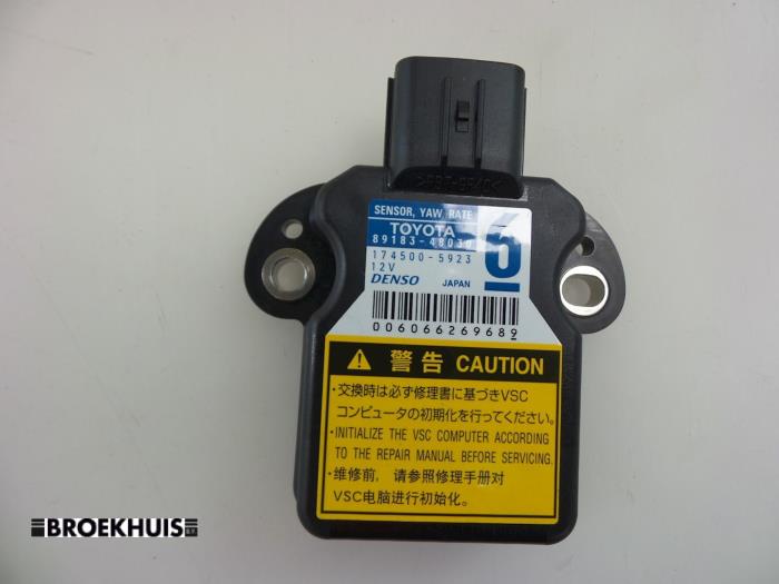 Begagnade Esp Duo-sensor Toyota Prius (ZVW3) 1.8 16V Plug-in Pris € 25,00 Marginaltabell erbjuds av Autobedrijf Broekhuis B.V.