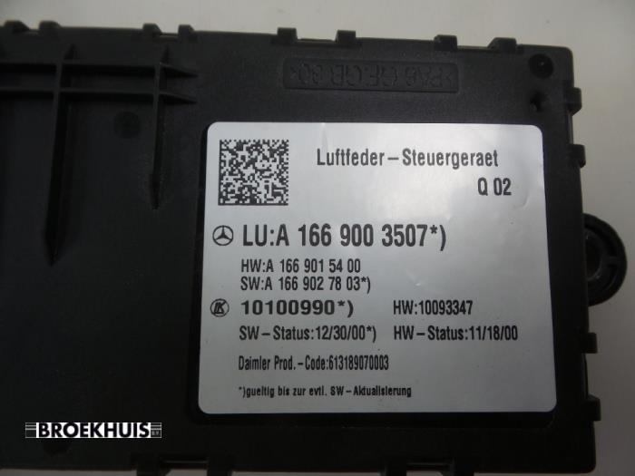 Air suspension module Mercedes ML III 3.0 ML350 BlueTEC V6 24V 4Matic