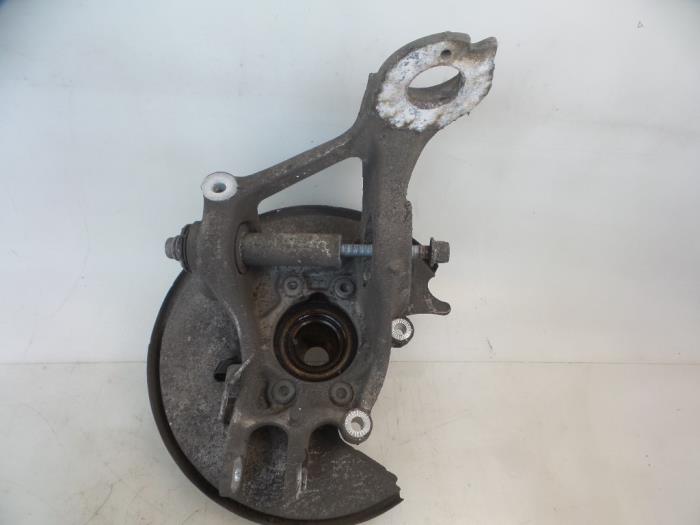 Wheel hub spindle