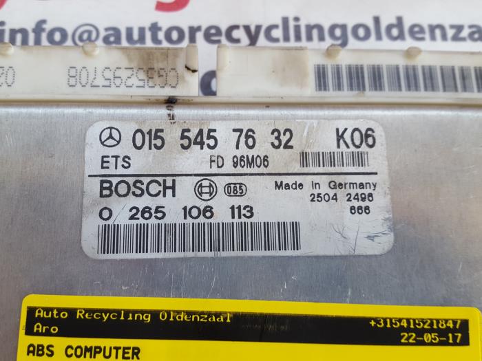 ABS Computer Mercedes E 3.0 E300D 24V 0155457632K06 OM606912