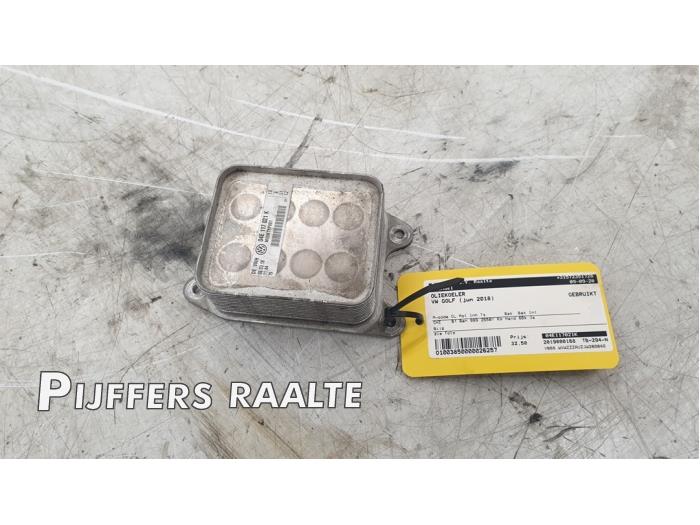 Usagé Refroidisseur d'huile Volkswagen Golf VII (AUA) 1.0 TSI 12V Prix € 32,50 Règlement à la marge proposé par Pijffers B.V. Raalte