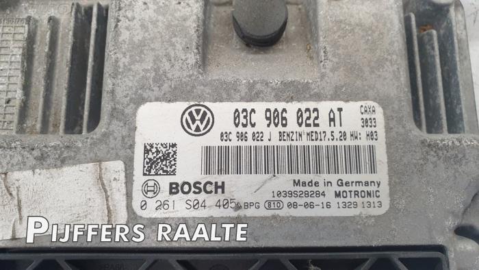 Zündschloss + Steuergerät van een Volkswagen Golf V (1K1) 1.4 TSI 122 16V 2008