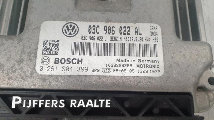 Zündschloss + Steuergerät van een Volkswagen Golf Plus (5M1/1KP) 1.4 TSI 122 16V 2008