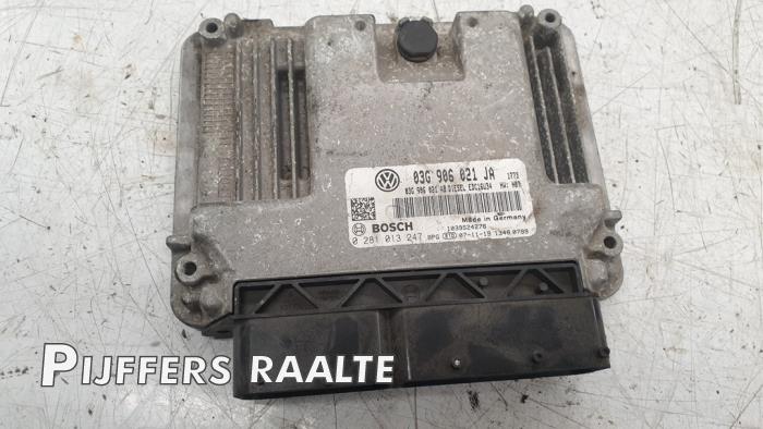 Engine management computer Volkswagen Caddy III (2KA,2KH,2CA,2CH), 2004 / 2015 2.0 TDI DPF, Delivery, Diesel, 1.968cc, 103kW (140pk), FWD, BMM; EURO4, 2007-09 / 2010-08, 2KA (Used)