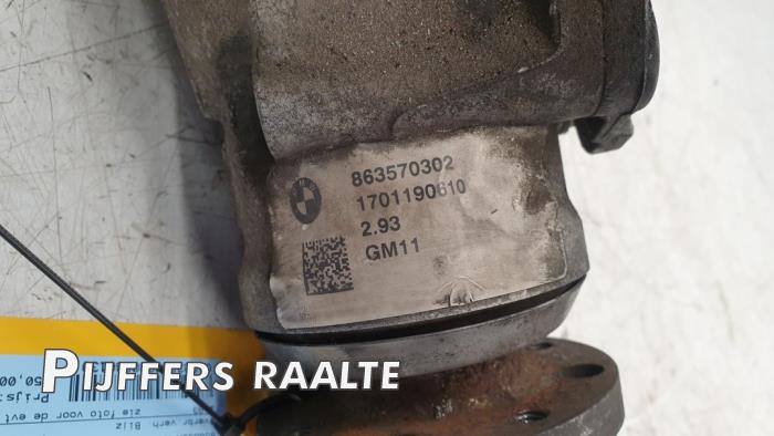 Differential vorne van een BMW 5 serie (G30) 540i xDrive 3.0 TwinPower Turbo 24V 2017