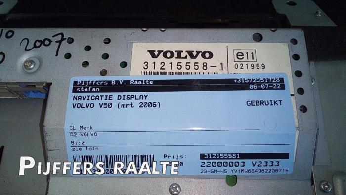 Wyswietlacz nawigacji z Volvo V50 (MW) 2.4 20V 2006