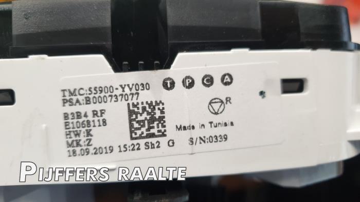 Heater control panel from a Toyota Aygo (B40) 1.0 12V VVT-i 2019