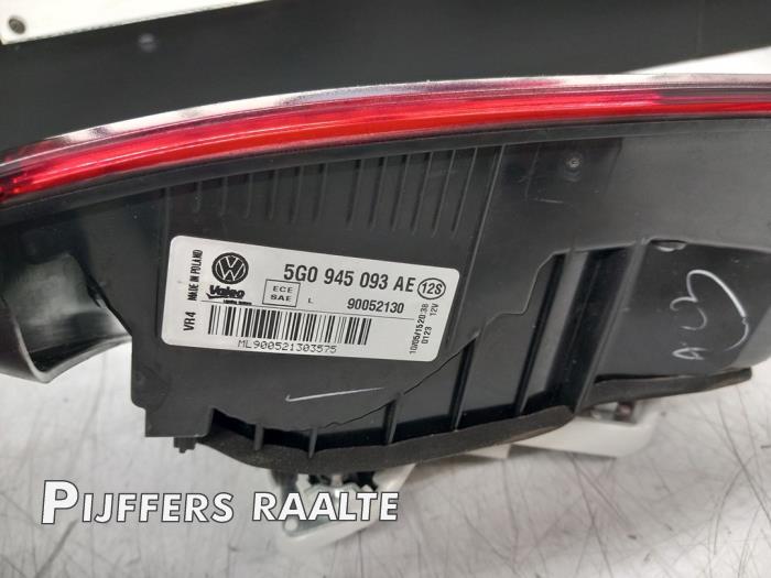 Set of taillights, left + right from a Volkswagen Golf VII (AUA) 1.2 TSI 16V 2014