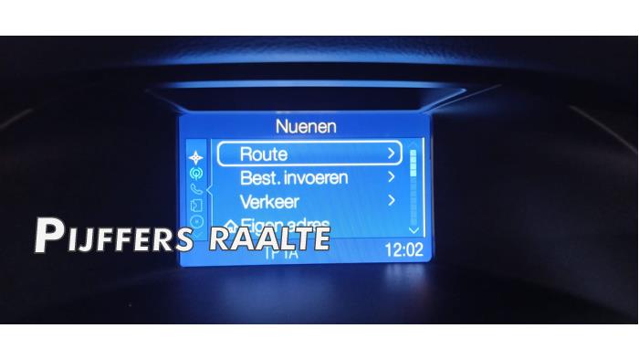 Navigation display from a Ford Focus 3 Wagon 1.0 Ti-VCT EcoBoost 12V 125 2014