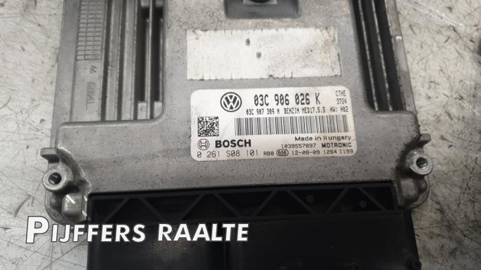 Engine management computer from a Volkswagen Polo V (6R) 1.4 GTI 16V 2012